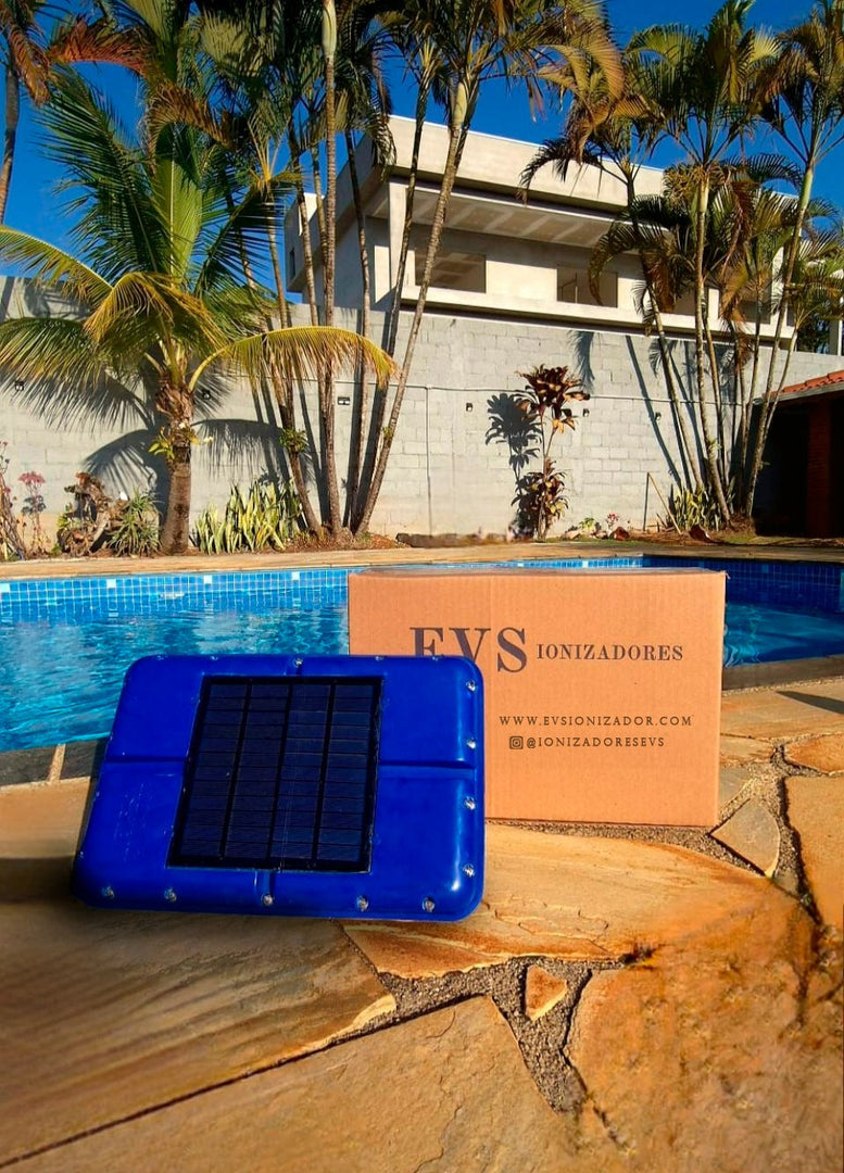 IONIZADOR SOLAR EVS G PARA PISCINAS DE 100 ATÉ 200 MIL LITROS